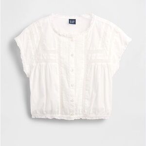 GAP White Button-Up Blouse